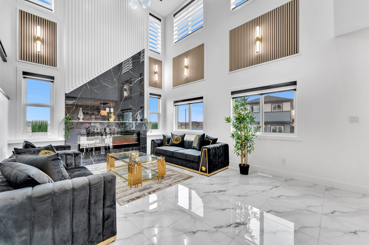 Two-storey great room